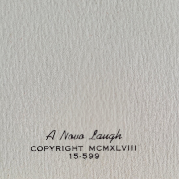 🎅🏼 RARE 1940s Vintage Funny Naughty Christmas Card - Made by A Nova Laugh 🎅🏼 - Picture 5 of 5